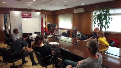 Encuentro en la sede de la Gerencia de Urbanismo