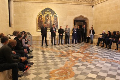 Con el Alcalde y el Delegado en el Ayuntamiento