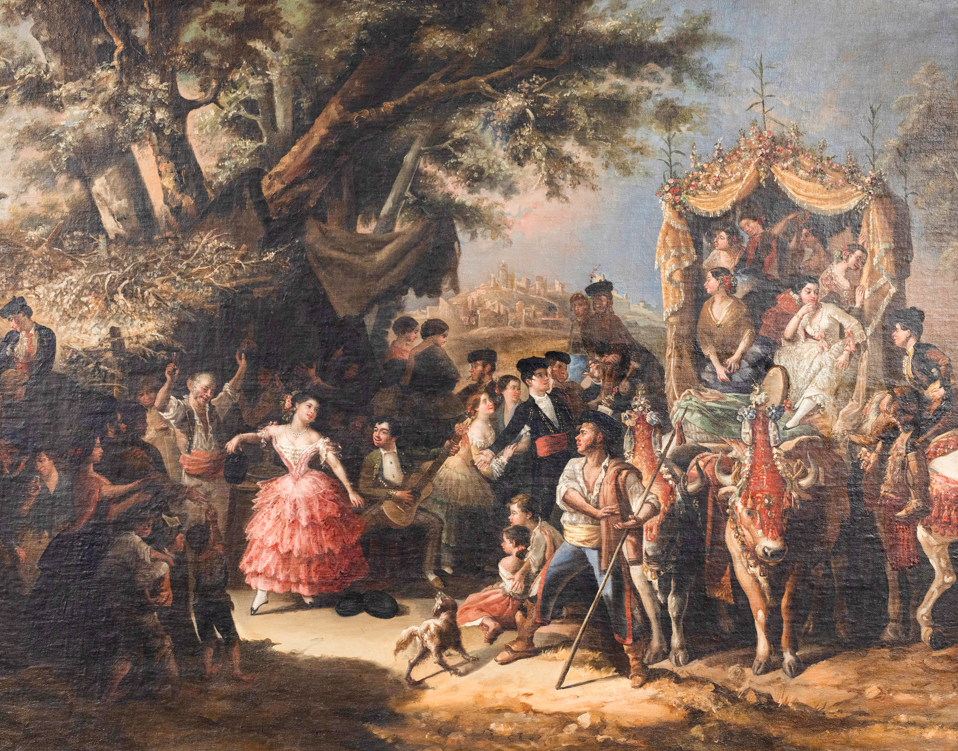 Camino de la feria de Santiponce