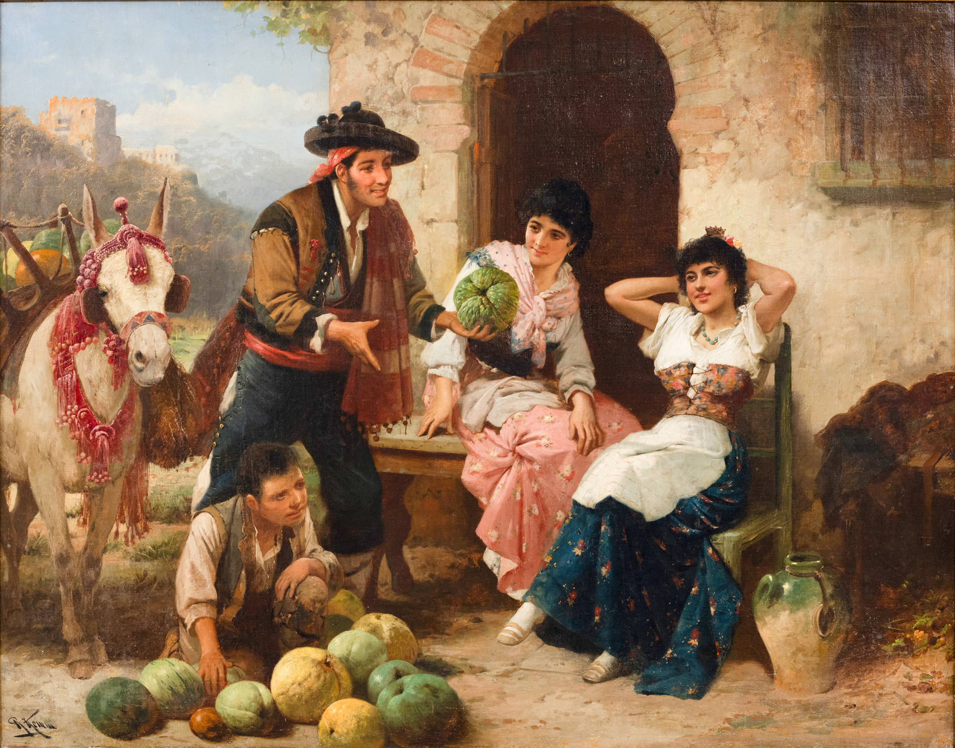 El vendedor de frutas