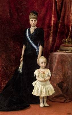 María Cristina y Alfonso XII