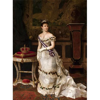 María de las Mercedes de Orleans - Miniatura
