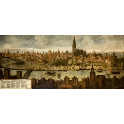 Vista de Sevilla 1726 - Miniatura