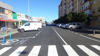 Avenida Parque Amate Reasfaltada 1