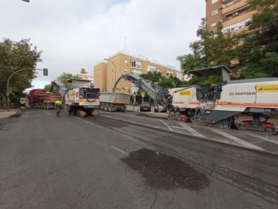 Calle Tharsis (repavimentación calzada junio 24) Calle Tharsis (repavimentación calzada junio 24)