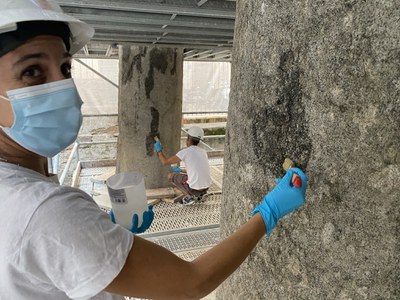 Operarios trabajando