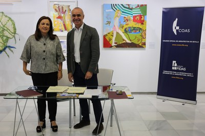 firma convenio colaboración colegio arquitectos