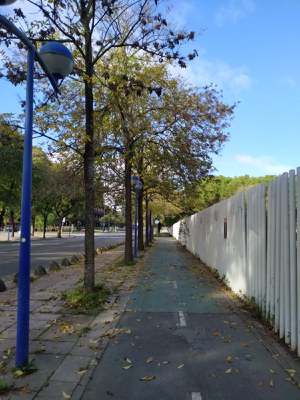Francisco de Montesinos carril bici antes reurb 1