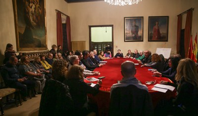 foto mesa en el Alcázar 