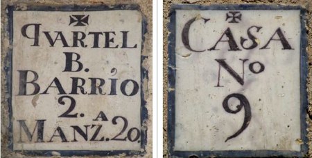 Azulejo que permanece hoy día en la actual Casa de los Pinelo, en la calle Abades, 14 Azulejo que permanece hoy día en la actual Casa de los Pinelo, en la calle Abades, 14