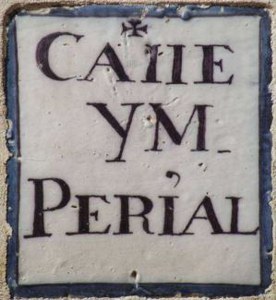 Ejemplo de azulejo nomenclátor conservado