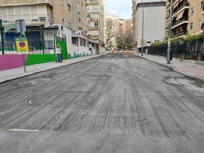 Reasfaltado calle Los Remedios 2