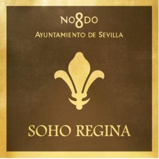 Propuesta placa de bronce con logo Soho Regina