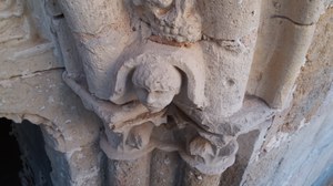 Cabeza ángel puerta Cabeza ángel puerta
