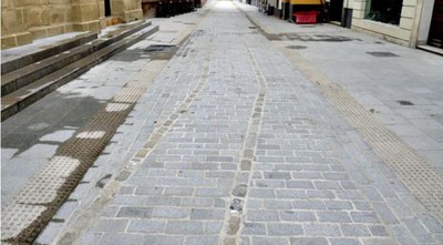 trazado muralla judería por Mateos Gago