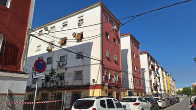 Bloques de viviendas de la calle Cigüeña objeto de las ayudas