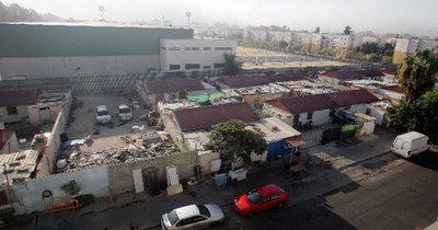 Vista aérea general de las infraviviendas del Polígono Sur que serán demolidas previo realojo de sus habitantes 