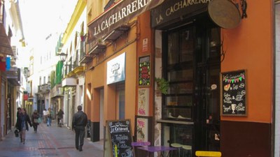 Aspecto del  tramo más estrecho de la calle Regina actualmente