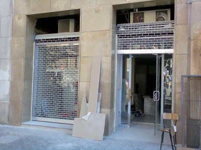 Obras en un local de Sevilla para su próxima apertura