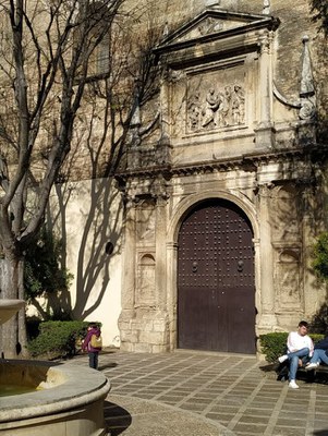 Portada manierista del Convento de Santa Isabel, para cuya restauración Urbanismo aporta 35.000 euros