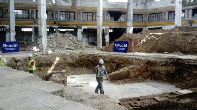 Excavaciones arqueológicas llevadas a cabo en el edificio del antiguo mercado