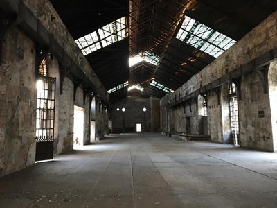 El antiguo taller de fundición será uno de los espacios que ocupe el futuro Centro de emprendimiento Magallanes