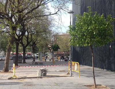 Ejemplo de las nuevas luminarias instaladas