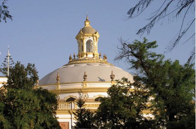 Vista de la cúpula del Casino de la Exposición