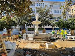 Plaza de la Magdalena en obras
