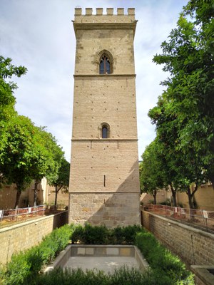 Así luce la Torre de don Fadrique por su cara sur tras las obras realizadas