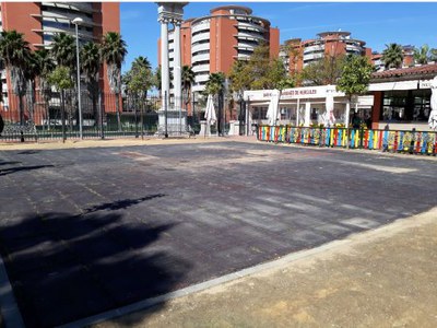 Zona de juegos que va a ser remodelada y dotada con nuevos elementos