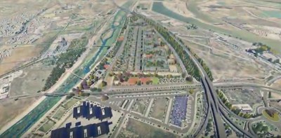 Vista aérea del sector del Palmas Altas que acogerá un nuevo desarrollo residencial al sur de la ciudad