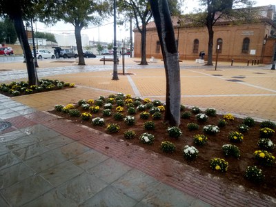 Imagen lateral del cementerio de San Fernando tras las obras realizadas