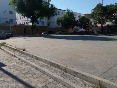 Imagen actual de la Plaza de la Candelaria que será reurbanizada integralmente