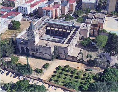 Foto aérea del monasterio de San Jerónimo 