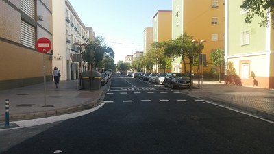 Tramo de la Avenida de Miraflores totalmente terminado y listo para su apertura al tráfico